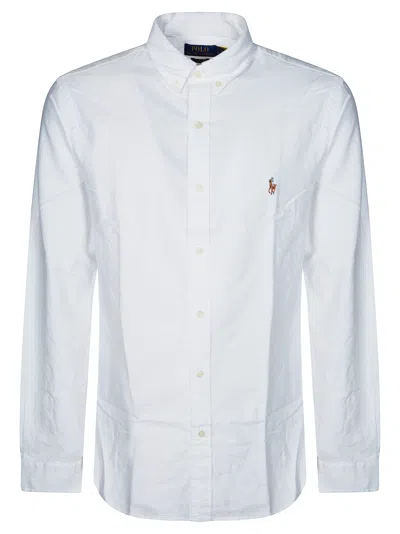 Polo Ralph Lauren Long Sleeve Sport Shirt For Men In White