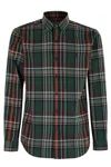 Polo Ralph Lauren Button-down Collar Checked Cotton Oxford Shirt In Green