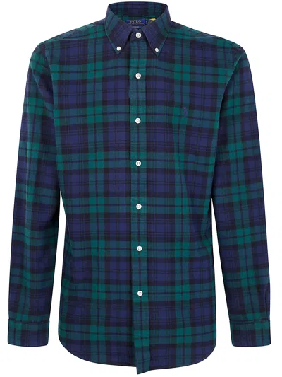 Polo Ralph Lauren Plaid Pattern Button-down Collar Shirt In Multi