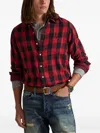 Polo Ralph Lauren Checked Shirt In Red