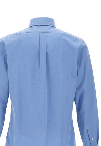Polo Ralph Lauren Long Sleeve Sport Shirt Shirt In Blue