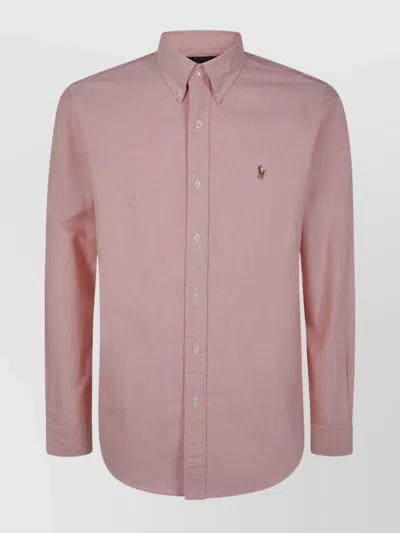 POLO RALPH LAUREN LONG SLEEVE SPORT SHIRT WITH BUTTON-DOWN COLLAR