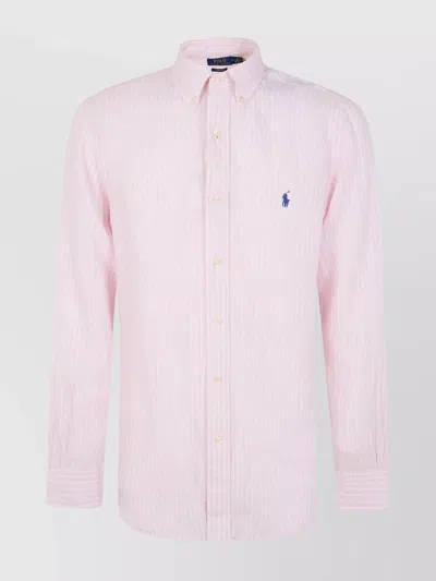 POLO RALPH LAUREN LONG SLEEVE STRIPED BUTTON-DOWN COLLAR SHIRT