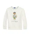 Polo Ralph Lauren Toddler And Little Boys Polo Bear Fleece Sweatshirt In Neutral