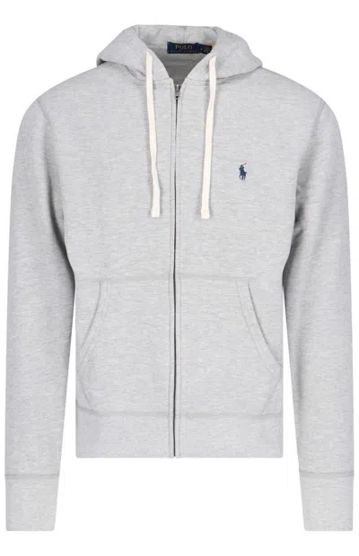 Polo Ralph Lauren Long Sleeve Sweatshirt In White