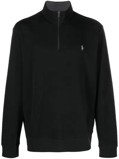 Polo Ralph Lauren Long Sleeve Sweatshirt In Black