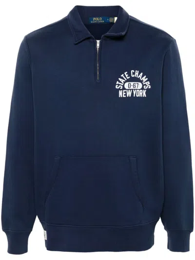 Polo Ralph Lauren Klassisches Sweatshirt In Blau