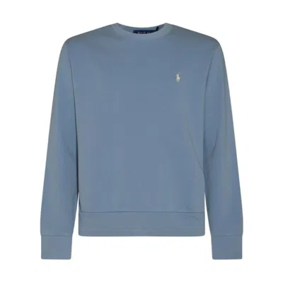 Polo Ralph Lauren Long Sleeve-sweatshirt In Blue