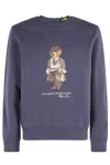 Polo Ralph Lauren Hoodie Man Ralph Lauren - Lscnm4 Long Sleeve Sweatshirt - Blue In Blue