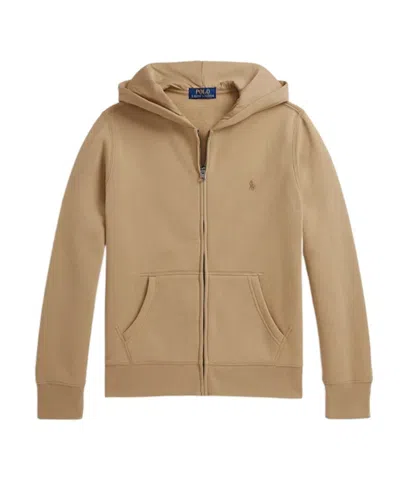 Polo Ralph Lauren Long Sleeve Sweatshirt In Brown