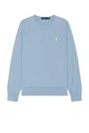 Polo Ralph Lauren Long Sleeve Sweatshirt In Channel Blue