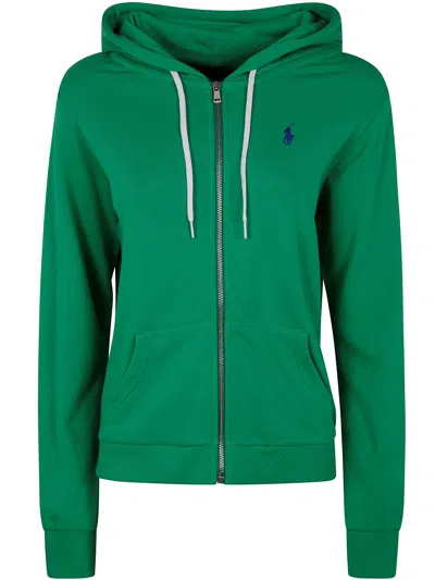 Polo Ralph Lauren Long Sleeve Sweatshirt In Green