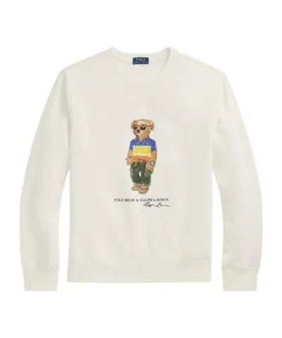 POLO RALPH LAUREN POLO RALPH LAUREN POLO BEAR PRINTED CREWNECK SWEATSHIRT