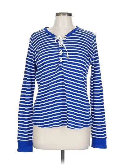 Pre-owned Polo Ralph Lauren Long Sleeve T-shirt In Blue