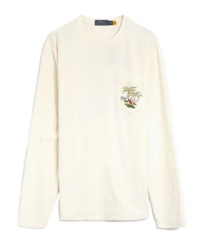 Polo Ralph Lauren Long Sleeve T-shirt In White