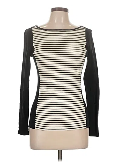 Polo Ralph Lauren Long Sleeve Top Black Boatneck Tops