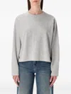 Polo Ralph Lauren Shrunken Fit Jersey Long-sleeve T-shirt In Gray