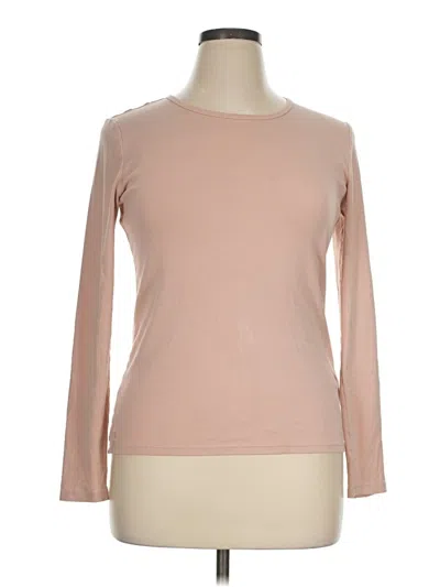 Pre-owned Polo Ralph Lauren Long Sleeve T-shirt In Tan