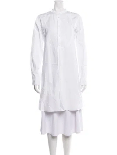 Pre-owned Polo Ralph Lauren Long Sleeve Tunic In White