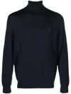 Polo Ralph Lauren Turtleneck Wool Sweater In Blue