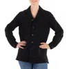 Polo Ralph Lauren Ralph Lauren Long-sleeved Buttoned Coat In Black