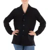 Polo Ralph Lauren Ralph Lauren Long-sleeved Buttoned Coat In Black