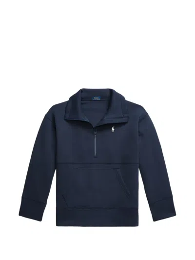 Polo Ralph Lauren Long-sleeve Zip-fastening Sweatshirt In Blue