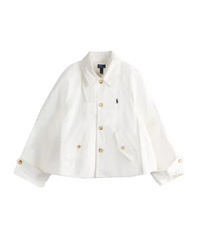Polo Ralph Lauren Long-sleeved Casual Jacket In Neutral