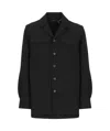 Shop Polo Ralph Lauren Ralph Lauren Long-sleeved Buttoned Coat In Black