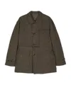 Polo Ralph Lauren Wool Single Breasted Walking Jacket For Men In Brown