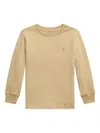 Polo Ralph Lauren Toddler And Little Boys Cotton Jersey Long Sleeve T-shirt In Neutral