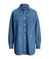 Polo Ralph Lauren Overshirt Denim Chest Pocket In Blue