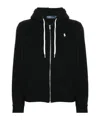 Polo Ralph Lauren Embroidered-logo Pullover Hoodie In Black
