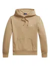 Polo Ralph Lauren Loopback Cotton Fleece Hoodie In Neutral