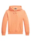 Polo Ralph Lauren Long-sleeved Hoodie In Orange
