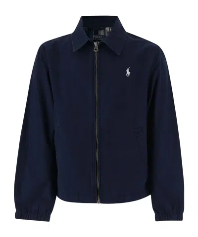 Polo Ralph Lauren Long-sleeved Jacket In Black