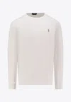 Polo Ralph Lauren Slim Fit Cotton Sweater In White
