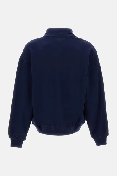 Polo Ralph Lauren Long-sleeved Polo Shirt In Blue
