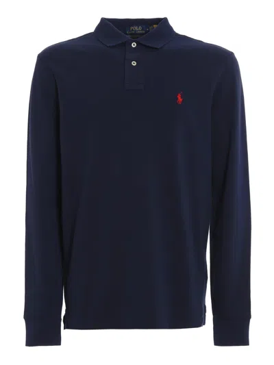 POLO RALPH LAUREN POLO RALPH LAUREN LONG-SLEEVED POLO SHIRT WITH CLASSIC COLLAR
