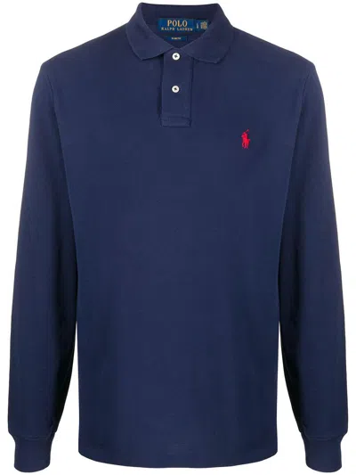 POLO RALPH LAUREN LONG-SLEEVED POLO SHIRT WITH LOGO POLO RALPH LAUREN