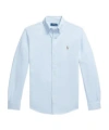 Polo Ralph Lauren Classic Fit Long Sleeve Cotton Oxford Button Down Shirt In Blue