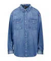 Polo Ralph Lauren Denim Long Sleeve Buttondown Canaria Wash In Blue