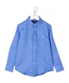 Polo Ralph Lauren Polo Pony Button-down Shirt In Blue