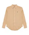 Polo Ralph Lauren Linen Button-up Shirt In Nude