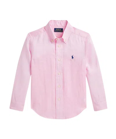 Polo Ralph Lauren Long-sleeved Shirt In Pink