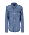 Polo Ralph Lauren Western Denim Shirt In Blue