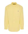 Polo Ralph Lauren Women's Long Sleeve Linen Shirt Yellow In Yellow