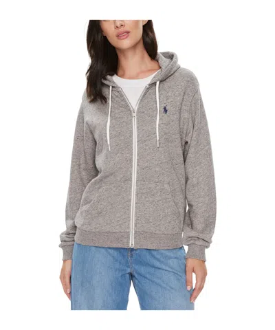 Polo Ralph Lauren Polo Pony-embroidered Hoodie In Gray