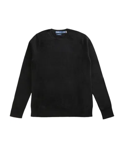 Polo Ralph Lauren Long-sleeved Sweater In Black