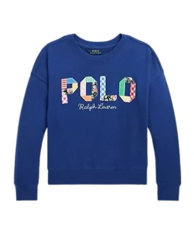 Polo Ralph Lauren Kids' Long-sleeved Sweater In Blue